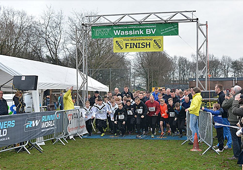 de 33e Midwinterloop van C.S.V Vios Vaassen