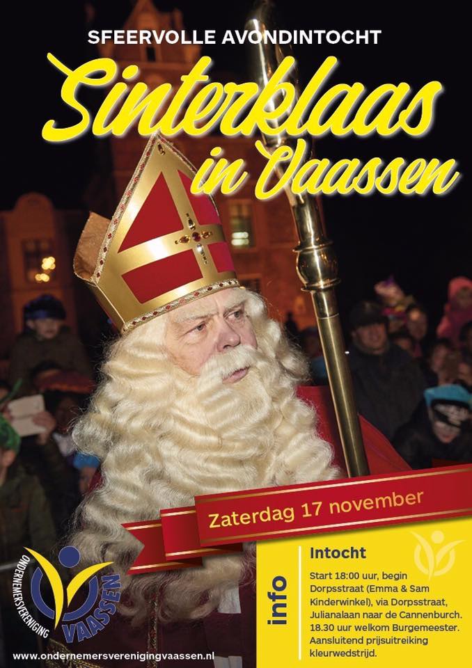 Aankomst Sinterklaas in Vaassen