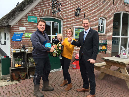 Gemeente Epe feliciteert Vaassense camping de Helfterkamp