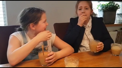 Jenthe en Noor en de Smoothie Challenge.
