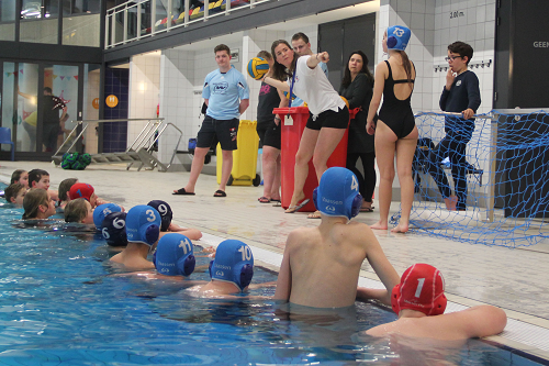 Waterpolo clinic door Elsemiek Sevenich