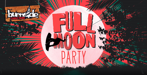 Full Moon party op Burnside Cablepark Emst