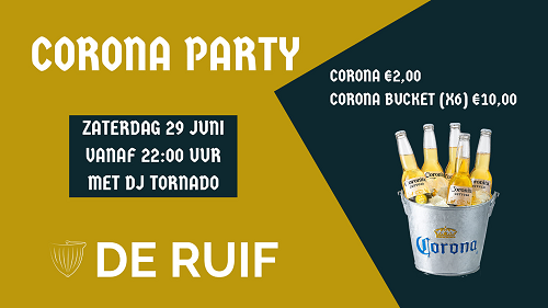 Corona Party in Café Bar de Ruif