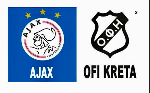 AFC Ajax  oefent tegen OFI Kreta bij SV Epe