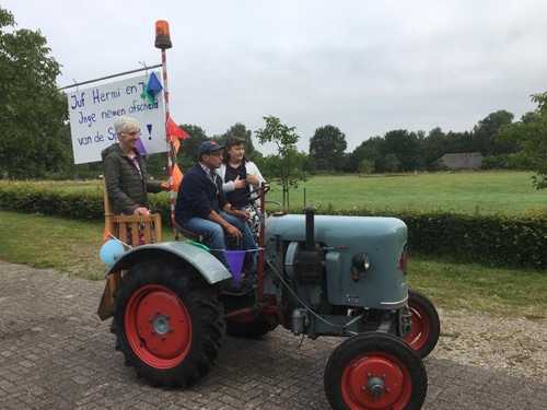 Afscheid Hermi Pannenkoek en Inge Hoekstra bij de Sprenge