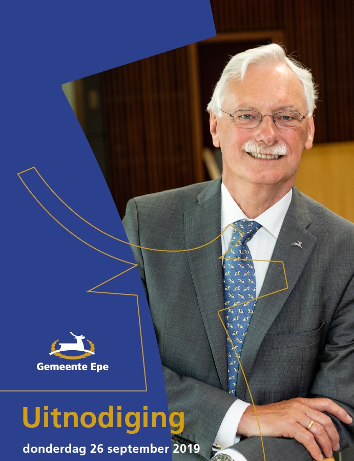Afscheid burgemeester Van der Hoeve