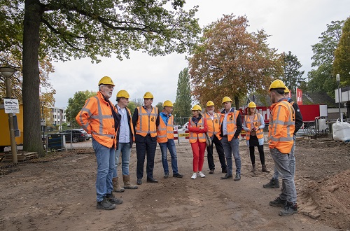 Werkbezoek college B&W Centrum Vaassen