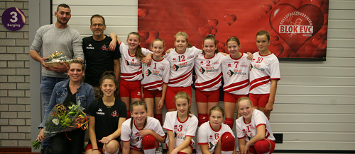 Blok EVC “Het nieuwe meisjes C2 team is van start in de competitie”!