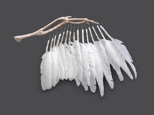 Moderne glaskunst in historisch kasteel Cannenburch