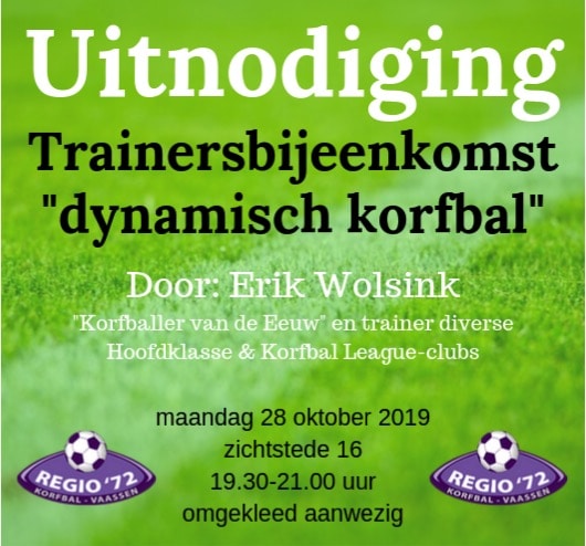 Regio’72: Trainersbijeenkomst door Erik Wolsink