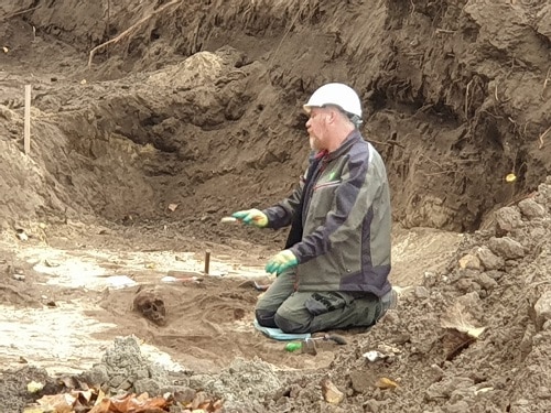 Opnieuw archeologische vondsten bij kerk in centrum Vaassen