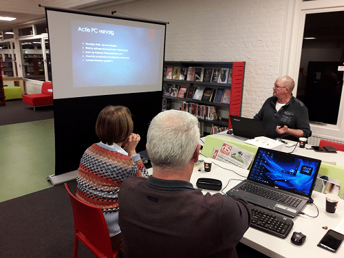 Veel tips en informatie bij workshop veilig internet bij bibliotheek Vaassen