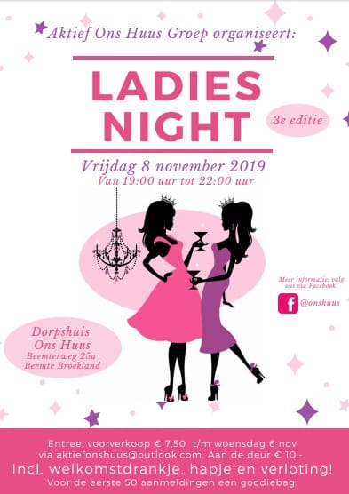 Ladiesnight in Ons Huus Beemte