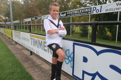 Giel van de Meijs pupil van de week bij KCVO tegen Brummen