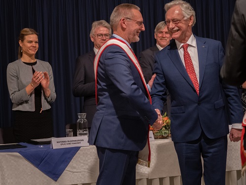 Installatie nieuwe burgemeester Tom Horn