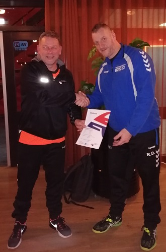 Hoofdtrainer CVO Raymond Diks HT3 gediplomeerd.