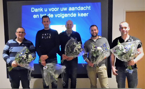 Zes jubilarissen bij SV Vaassen