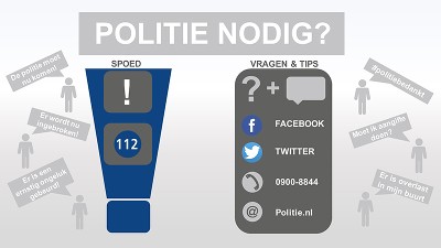 Sneller contact met de politie via social media