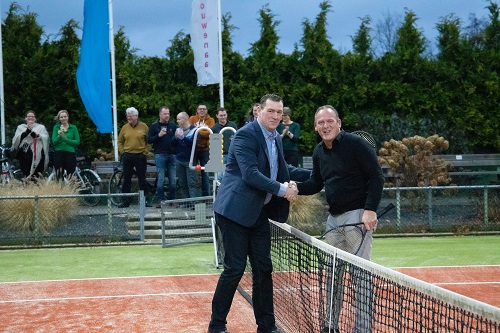 Nieuwjaarsbijeenkomst en officiële opening nieuwe banen van Tennis Club de Kouwenaar