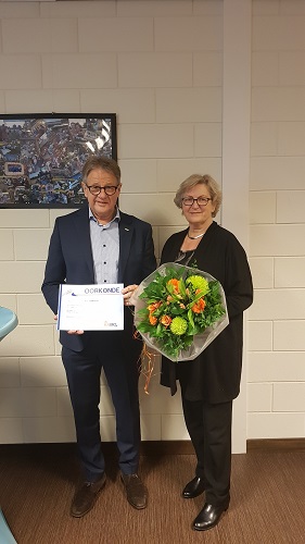 40 Jaar lidmaatschap op nieuwjaarsreceptie van het VFC