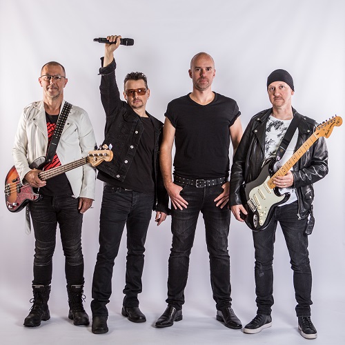Coverband U2be uit België komt zaterdag 15 februari a.s.naar Blue Sky in Emst.