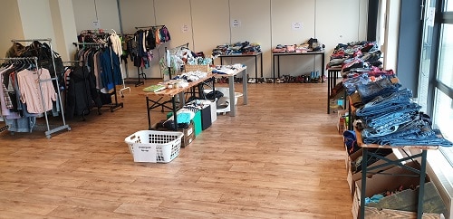 Kinder(kleding)middag in steunpunt Bloemfontein