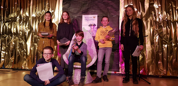 Thijmen Hiemstra voorleeskampioen Vaassen