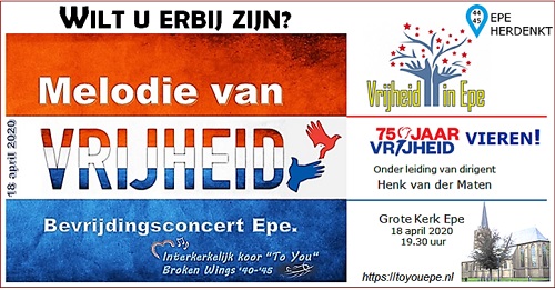 Concert: “MELODIE VAN VRIJHEID”