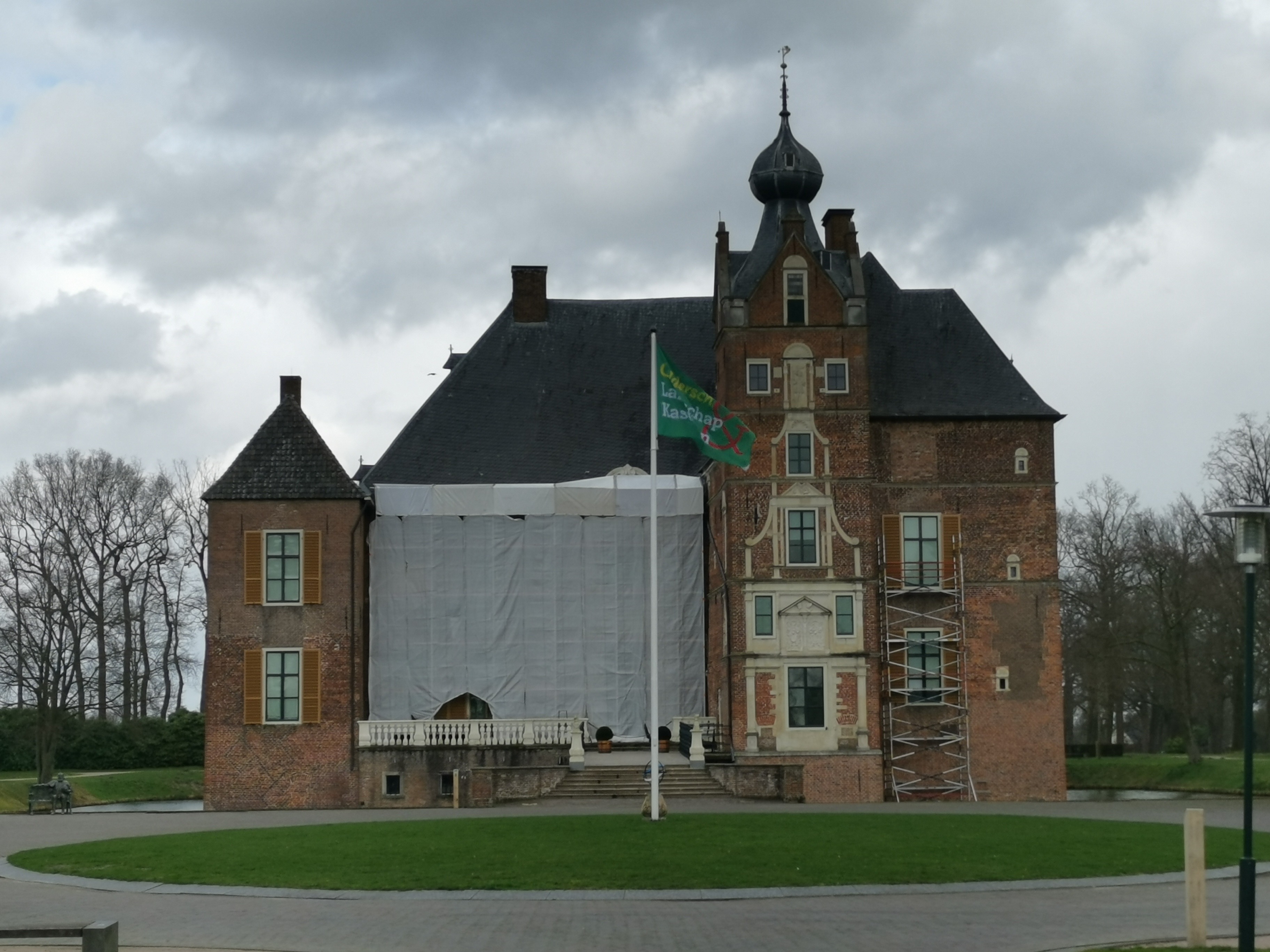 Onderhoud aan Kasteel de Cannenburgh