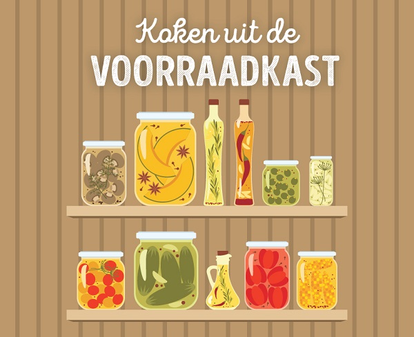 Een aantal lekkere recepten met “lang-houdbare” ingrediënten