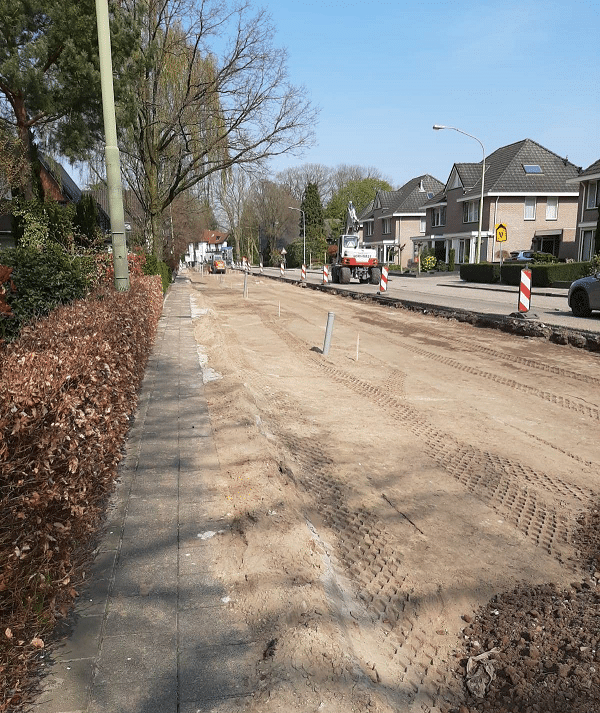 Werkzaamheden Apeldoornseweg Vaassen op schema