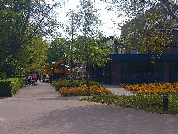 Hoogwerker bij Zorgcentrum Speulbrink