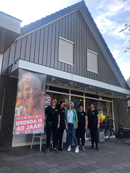 Brenda Mekelenkamp 40 jaar, feest bij Kappershues