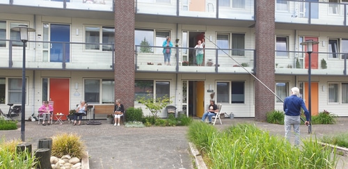 Buurtbingo in de tuin van Bloemfontein