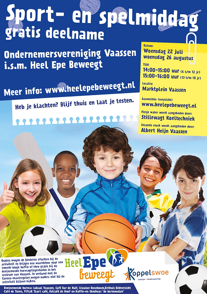 Sport- en spelmiddag, i.s.m. ondernemersvereniging Vaassen