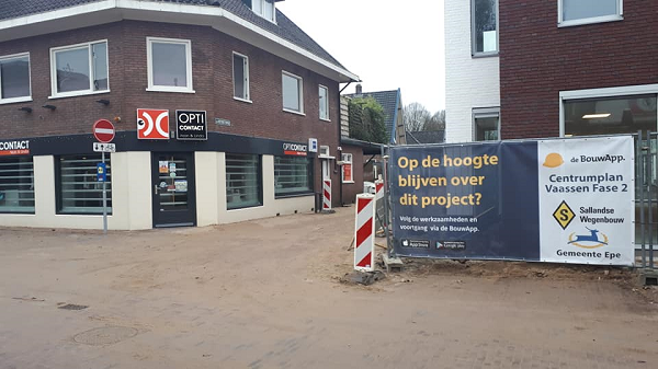Centrumplan Vaassen fase 2  Start werkzaamheden Dorpsstraat