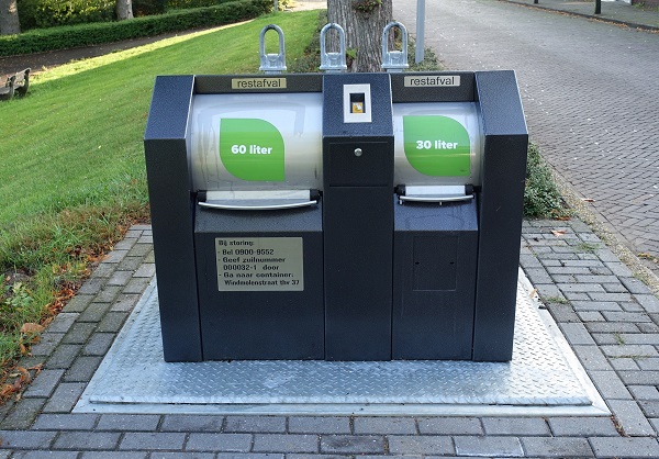 Start aanleg buurtcontainers met twee kleppen