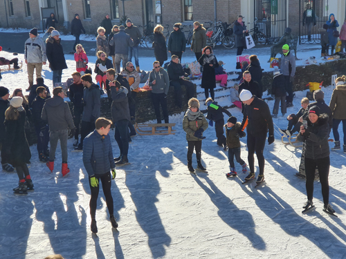 Schaatsplezier in Vaassen