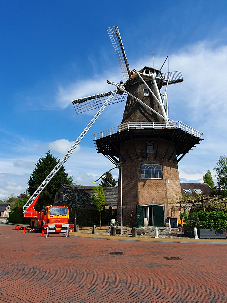 Je moet geen hoogtevrees hebben….