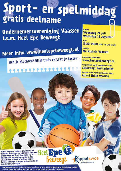 Sport en spelmiddagen centrum Vaassen