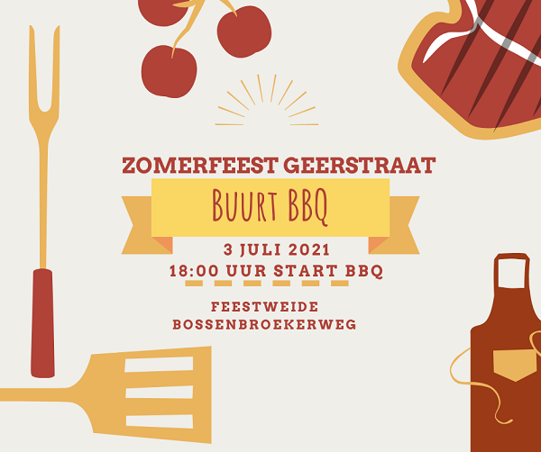 Buurtraad Geerstraat organiseert een Zomerfeest BBQ