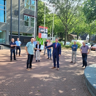 Wethouder Erik Visser ontvangt Landbouwvisie