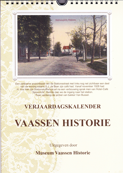 Gratis verjaardagskalender tijdens de jaarmarkt.