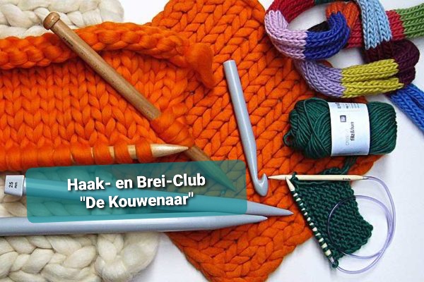 Haak en Brei club bij de Kouwenaar