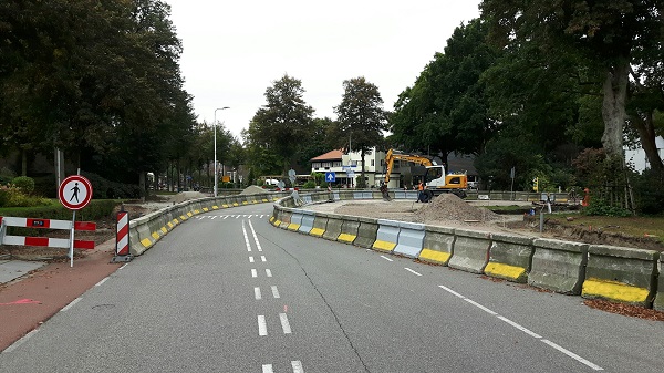 Werkzaamheden kruispunt Quickbornlaan Epe