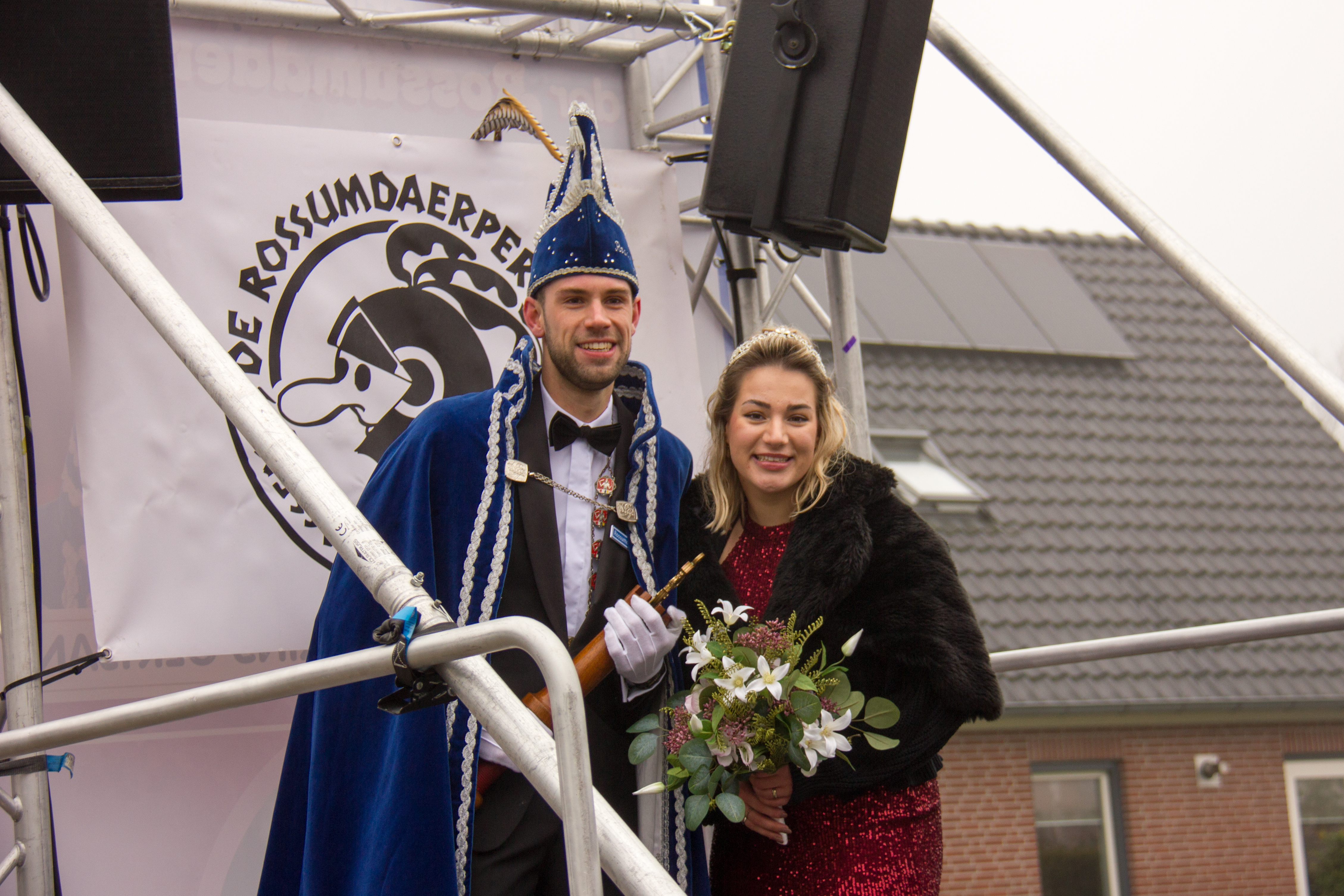 Presentatie nieuw prinsenpaar der Rossumdaerpers