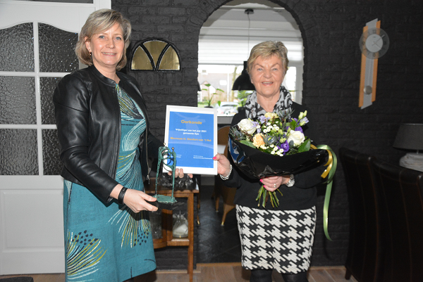 Hillie Stenfert Vrijwilliger van het Jaar 