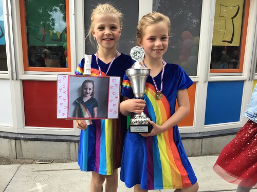 Eindejaarsfeest bij scholl De Sprenge Emst