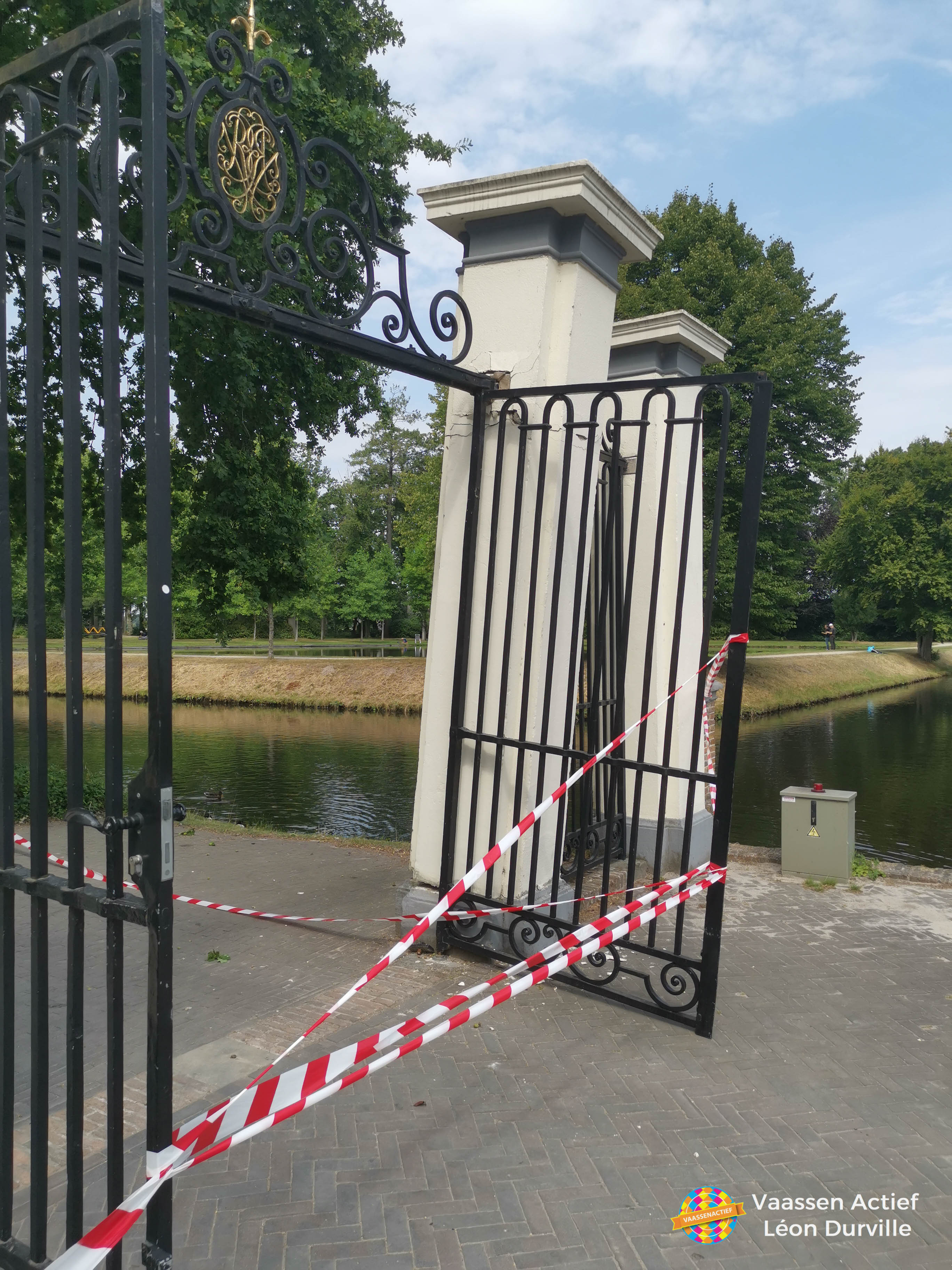 Hoofdingang Cannenburgherbos tijdelijk gesloten