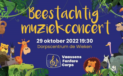 Najaarsconcert Vaassens Fanfare Corps: beestachtig mooi!